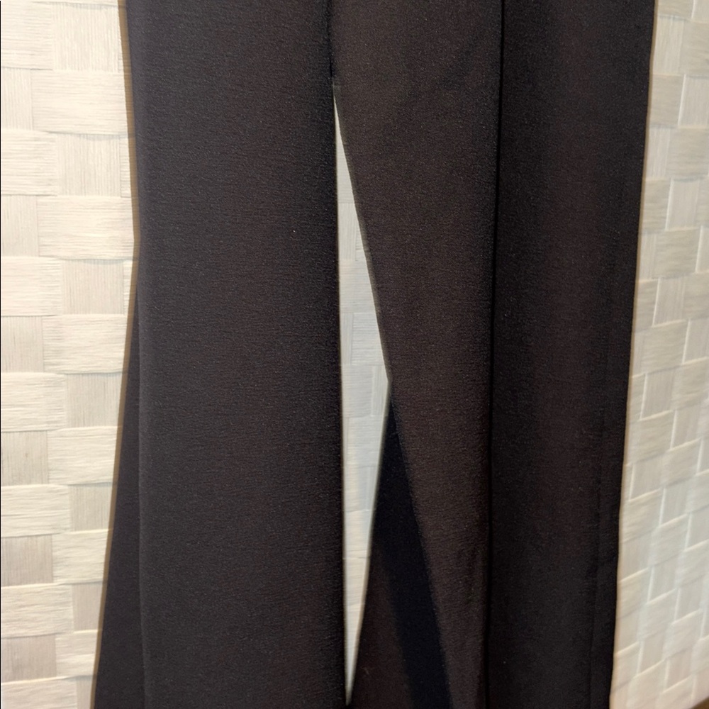 W Black and tan wide leg fitted jumpsuit with adjustable spaghetti straps- xs - Picture 6 of 11